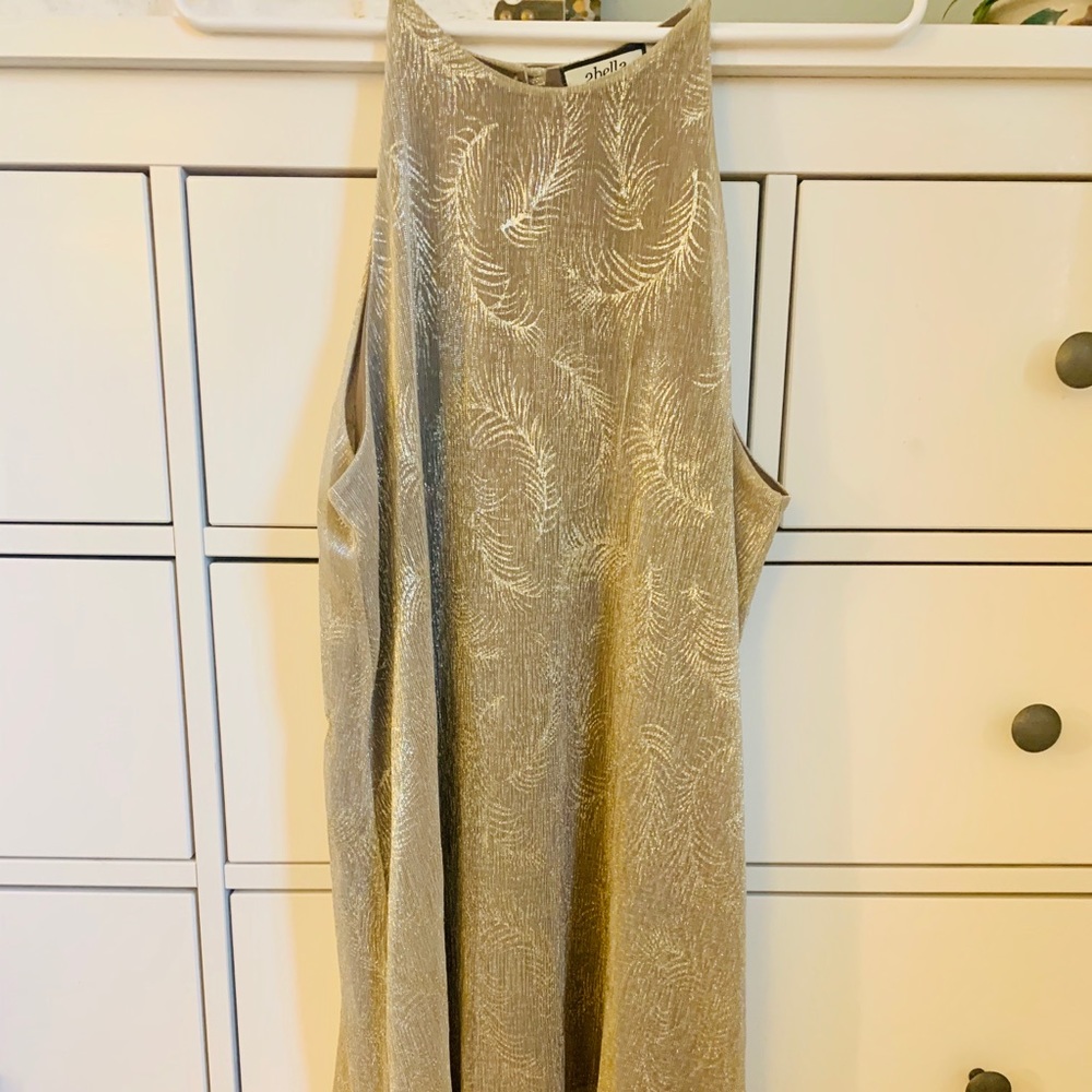 Gold Laguna Beach boutique dress